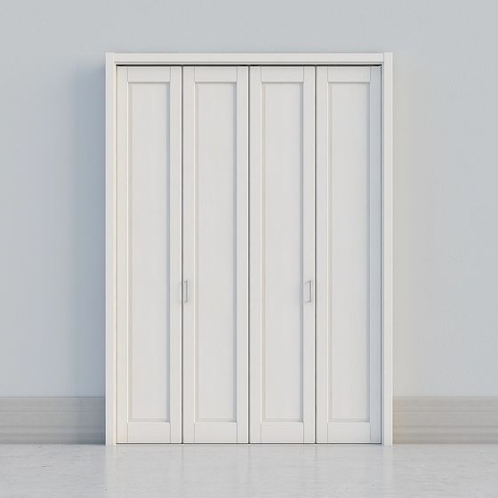 Minimalist Sliding Door 3D model