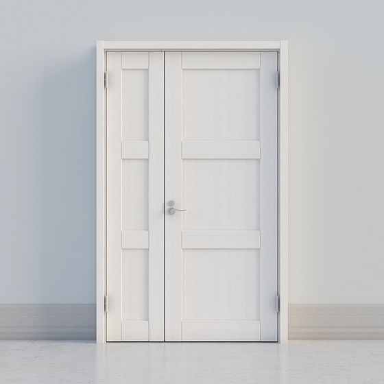 Minimalist Door 3D model for Interior Design