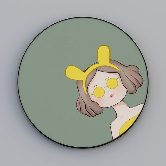 Summer Nap Low-Poly 3D Model