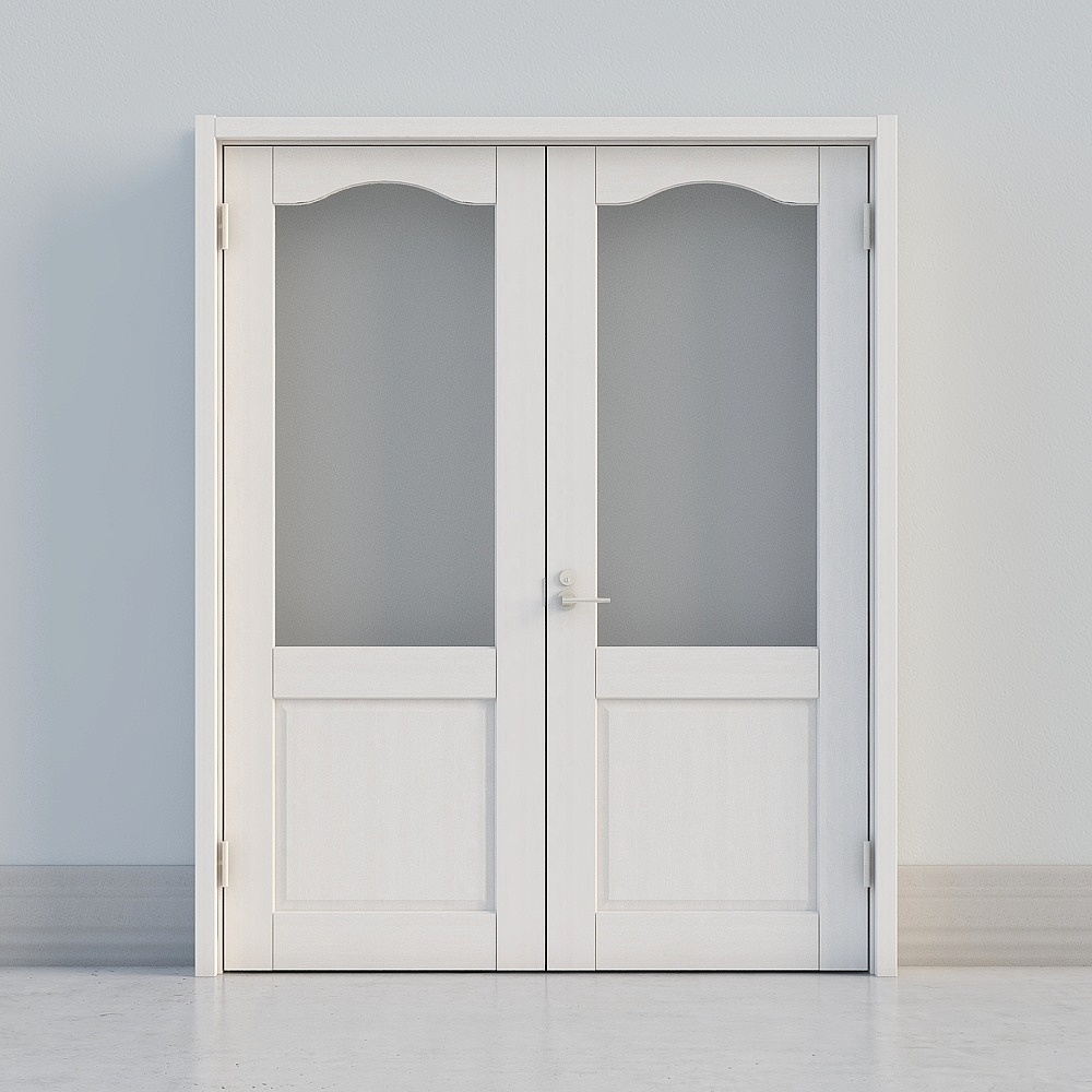 Деревянная дверь LIXIL - внутренняя дверь - двустворчатая дверь BKW - цвет слоновой кости WA