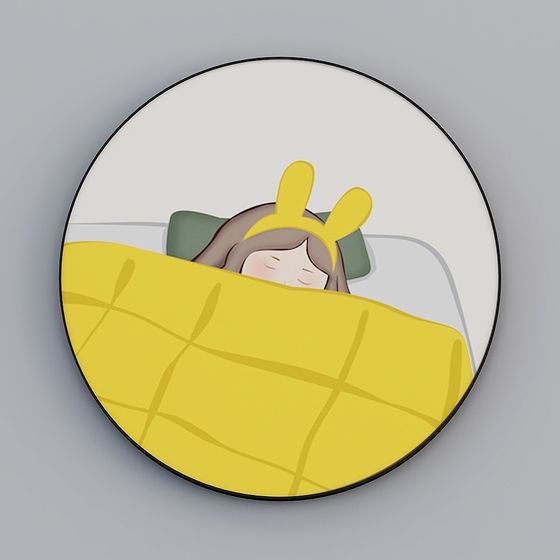 Charming Nap Time 3D model for Creative Spaces