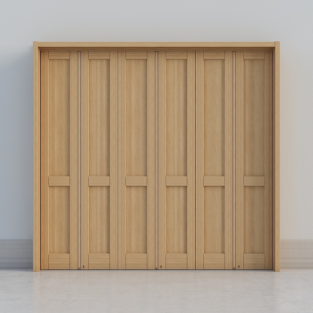 LIXIL wooden door - indoor door - LAA partition door - DY tea cherry wood - 3 fold