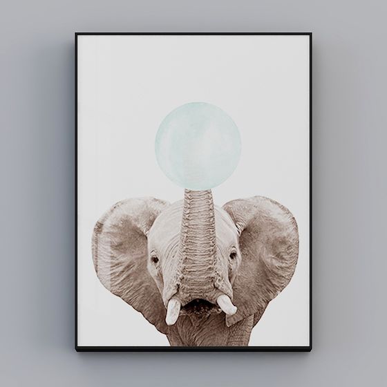 Dreamy Elephant 3D Model