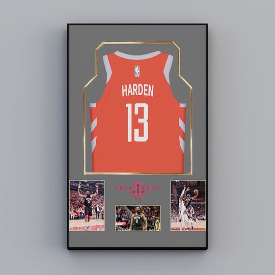 Houston Rockets Jersey 3D Model