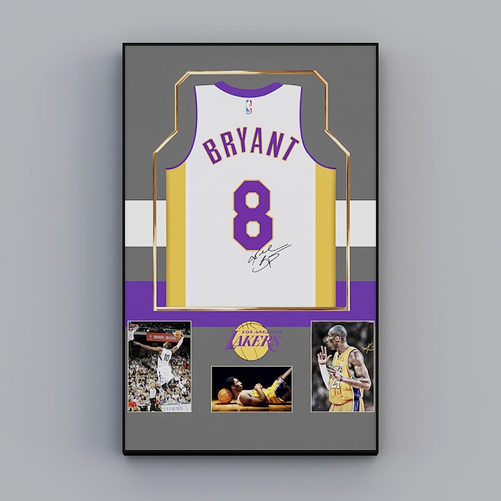 Kobe Bryant Jersey 3D Model