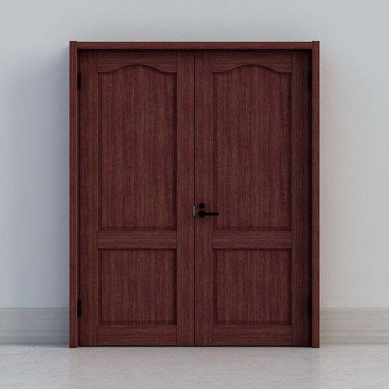 Vintage Double Door 3D model – Classic Charm Meets Modern Aesthetics