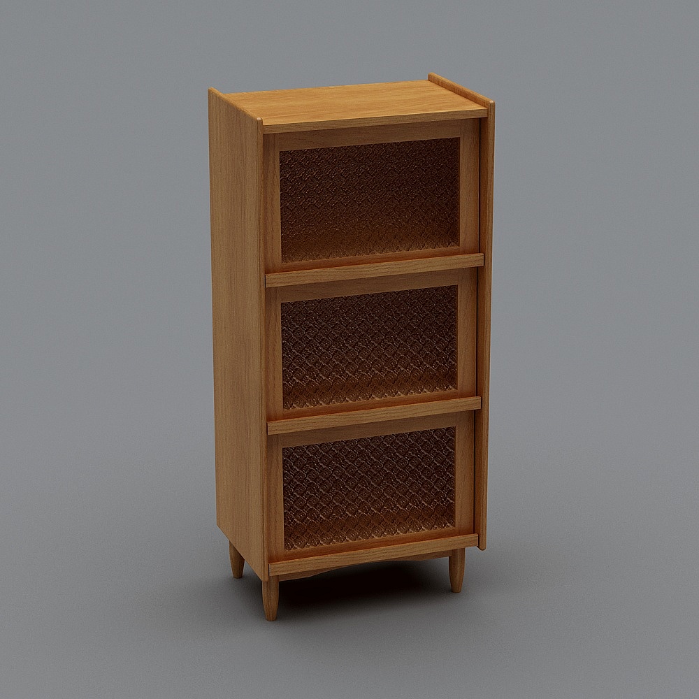 Foam Xiaomin Nordic solid wood bookcase living room small household type of ancient cherry wood magazine cabinet floor-to-ceiling cabinet multi-functional locker - "cherry wood - small" sea otter flower glass