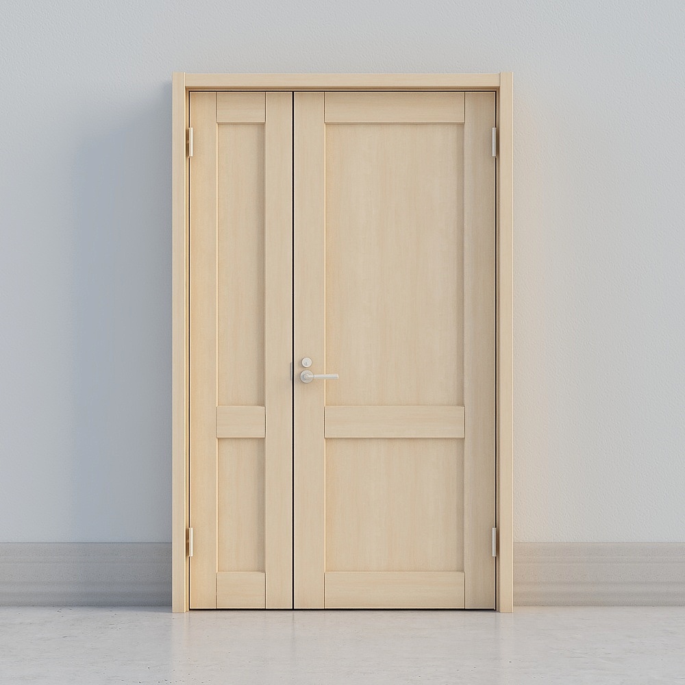 LIXIL wooden door - indoor door - OG1 child mother door - PP malt yellow