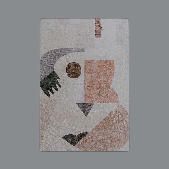 Abstract Mask 3D model for Modern Art Enthusiasts