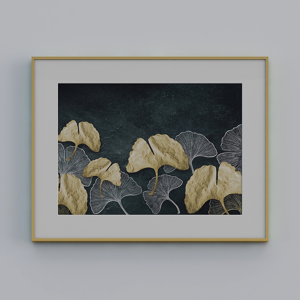 "Jane - Modern Wind - Restaurant Decoration Painting - LJ-008 Golden Apricot Weaving Dream"