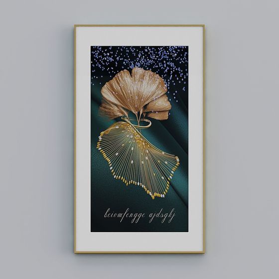 Elegant Low-Poly Leaf 3D model for Creative Projects