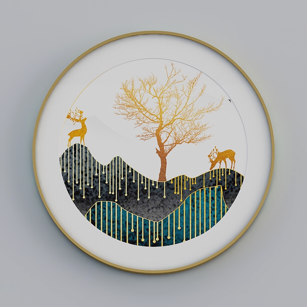 Jane - Gió Hiện Đại - Tranh Trang Trí Huy Hùng - Vòng LJ-025 - Lộc Hàm