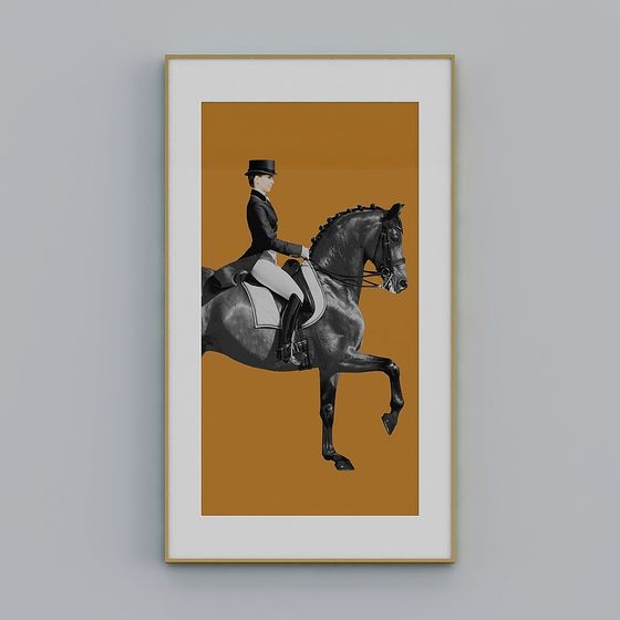 Elegant Knight 3D Model in Low Polygon Style