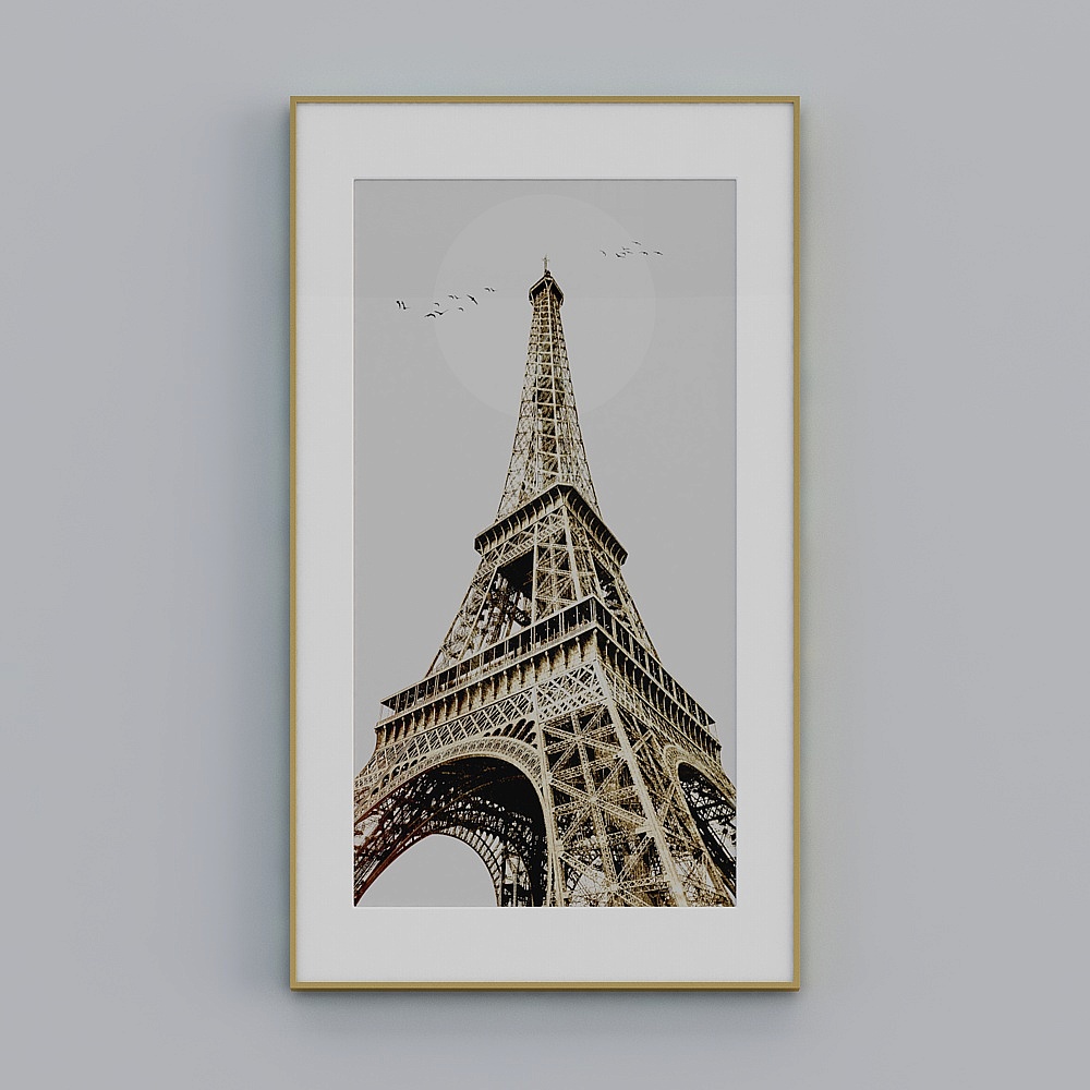 Jane-Modern Wind-Hyunguan Decorative Painting-SK-049-Phil Tower (Gold Craft)