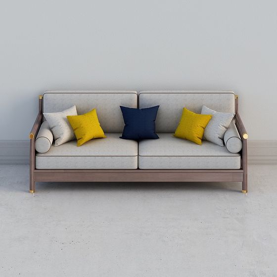 Urban Comfort Sofa 3D model