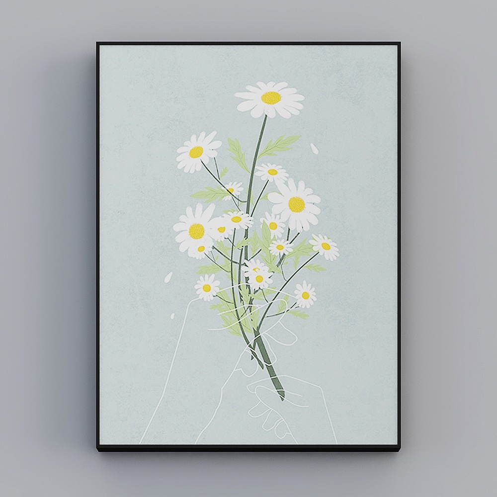 Roshan - Modern Wind - Guest Restaurant Bedroom Hyun-Hyun Decorative Paintings - Bloom