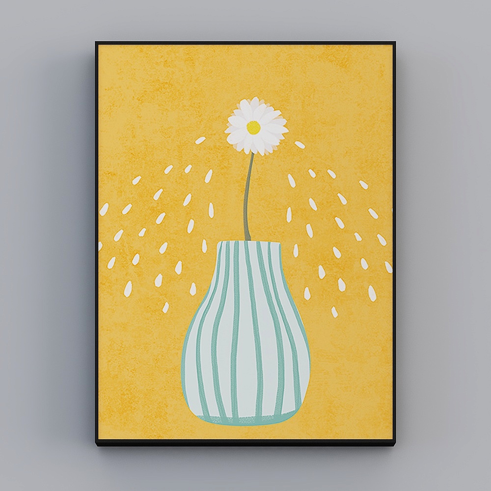 Roshan - Modern Wind - Guest Restaurant Bedroom Hyun-Hyun Decorative Paintings - Bloom