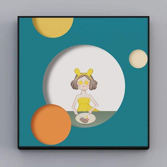 Moonlit Dinner 3D Model