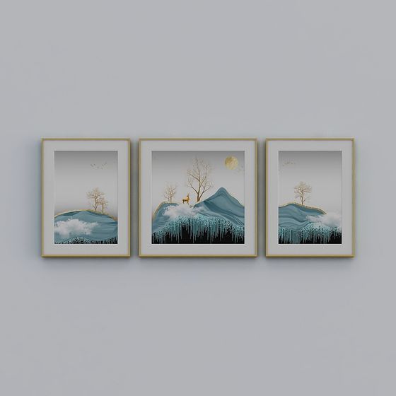 Mountain Harmony Low-Polygon 3D Model Collection