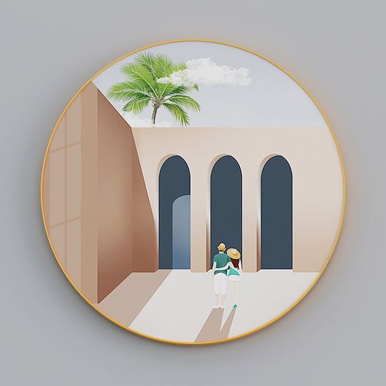 Tropical Oasis 3D model