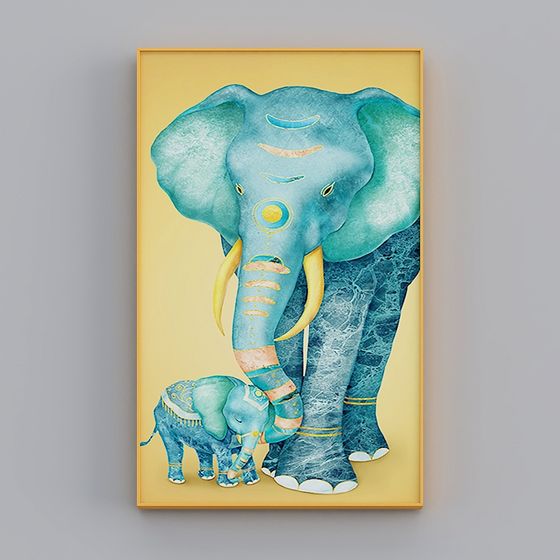 Elephant Guardian 3D model for Creative Projects