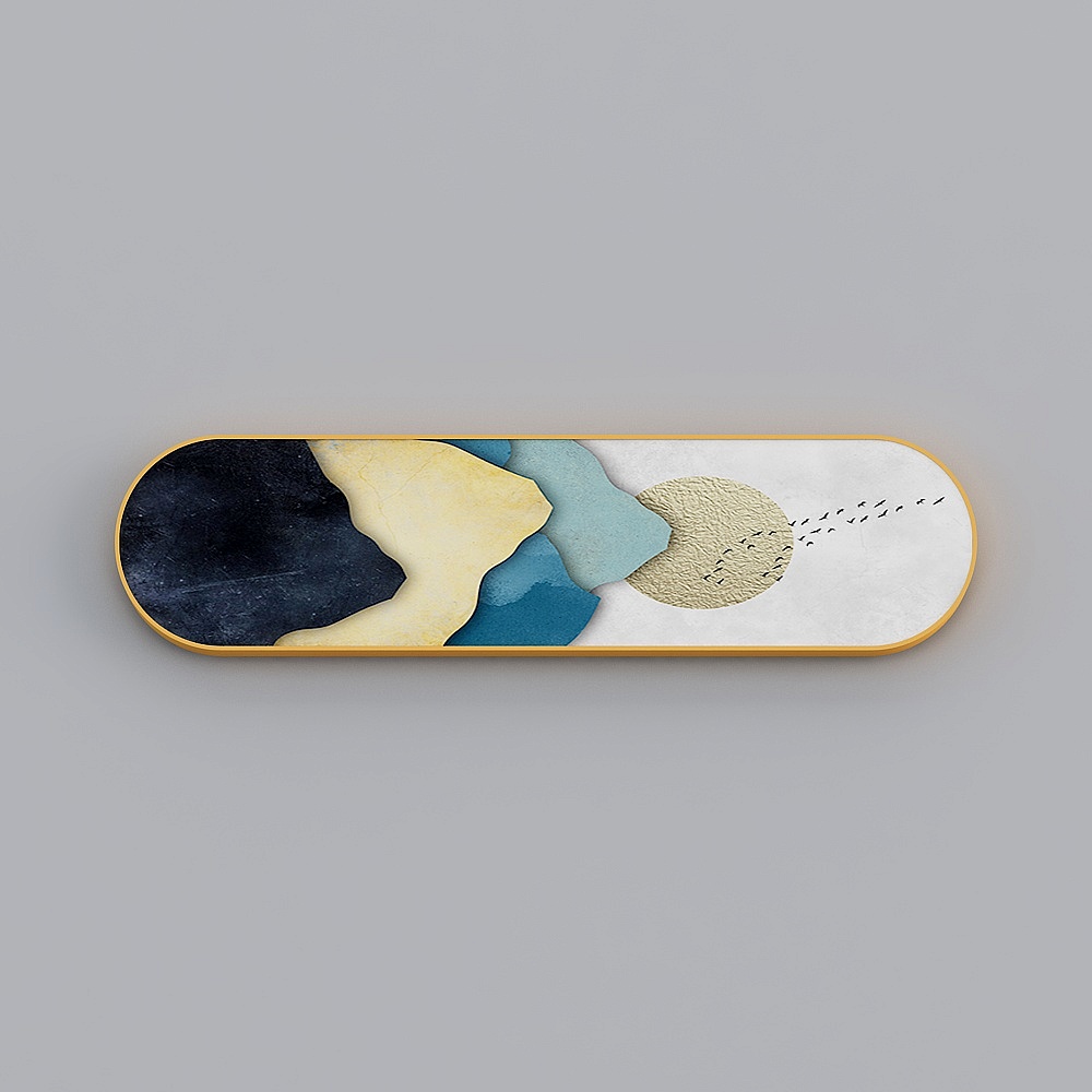 Жуо И - Современный стиль - Живопись для украшения гостиной - абстрактная геометрия