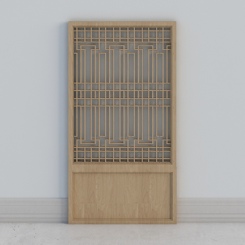 หน้าจอพาร์ติชันโลหะสไตล์จีน