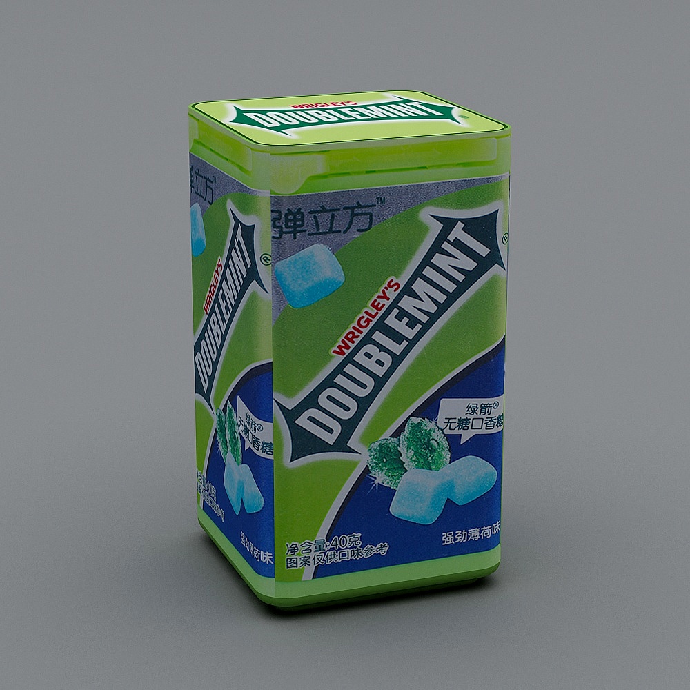 Gomma Green Arrow ha un forte gusto di menta