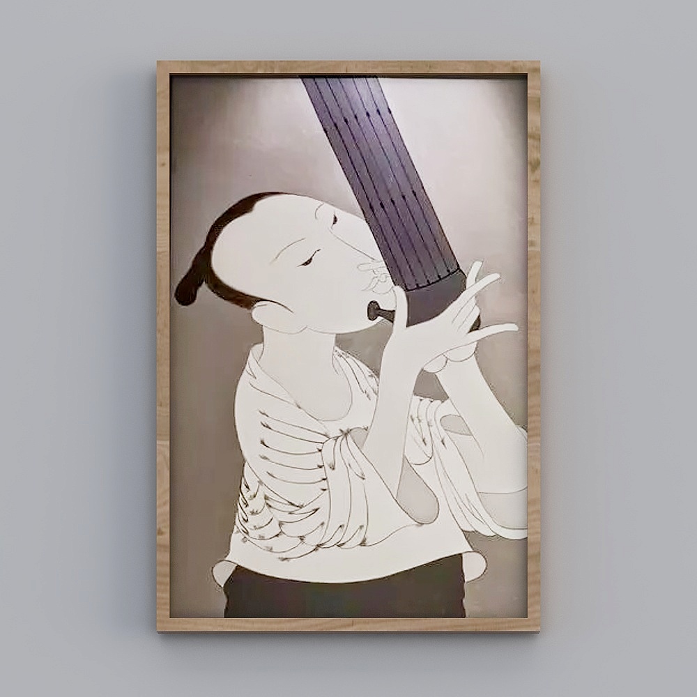 Walking in the Rain 3D Model