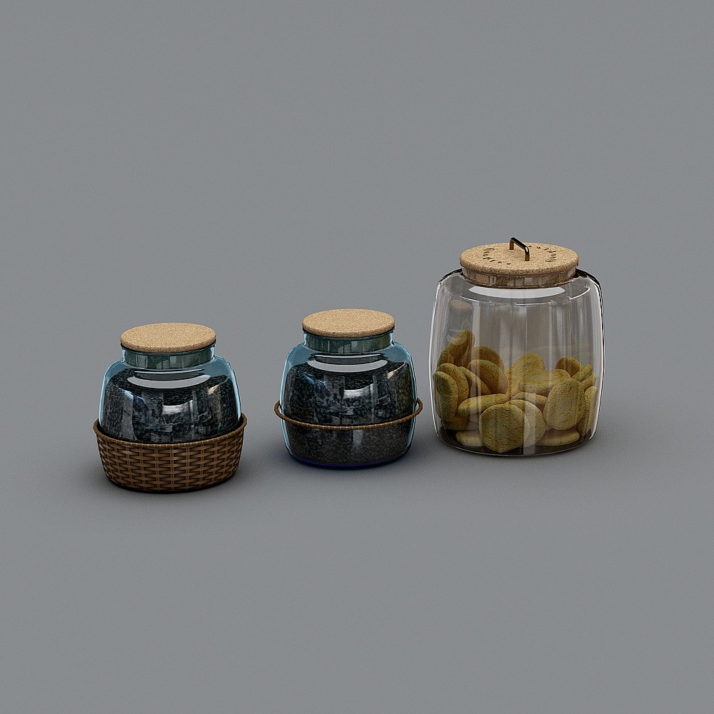 Ristorante hot pot LOFT industriale 20 - ornamenti da tavolo - Barattolo di vetro