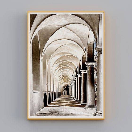 Elegant Corridor 3D Model for Creative Spaces