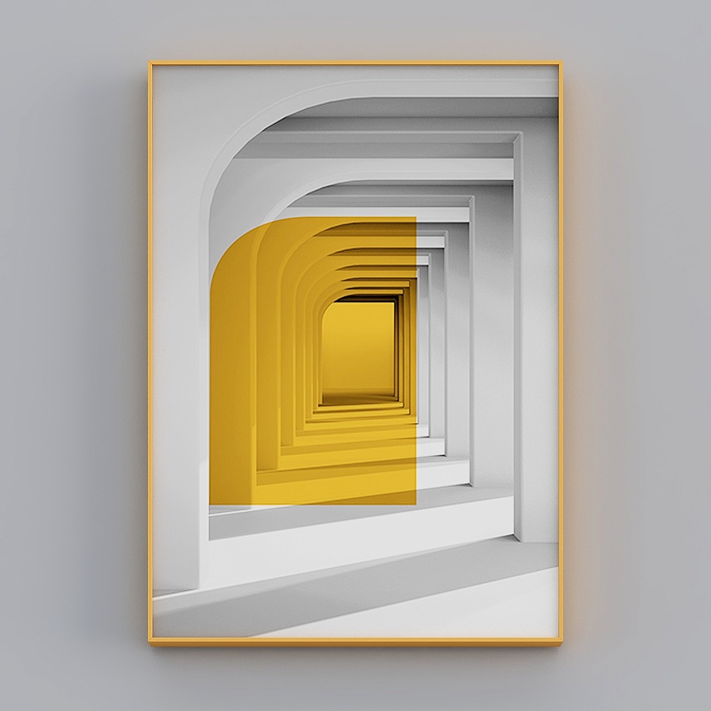 Zhuo Yi - Modern Wind - Abstract Space Extension Architectural Decorative Painting - Dream Gallery