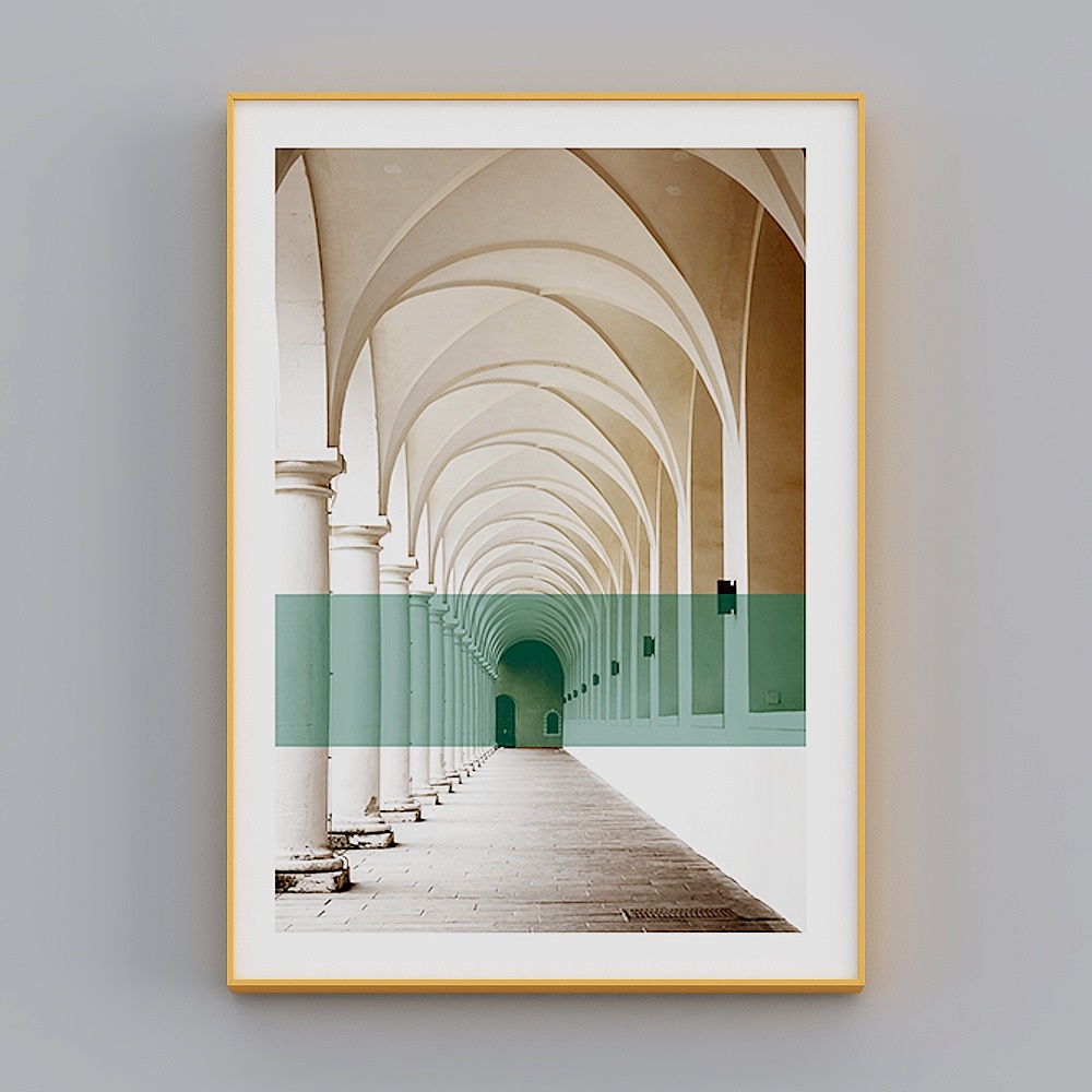 Zhuo Yi - Modern Wind - Abstract Space Extension Architectural Decorative Painting - Dream Gallery