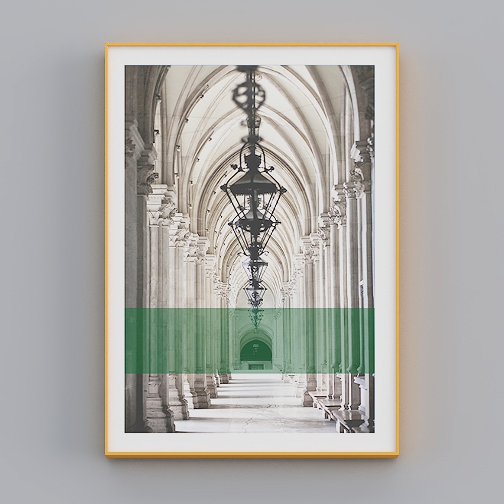 Zhuo Yi - Modern Wind - Abstract Space Extension Architectural Decorative Painting - Dream Gallery