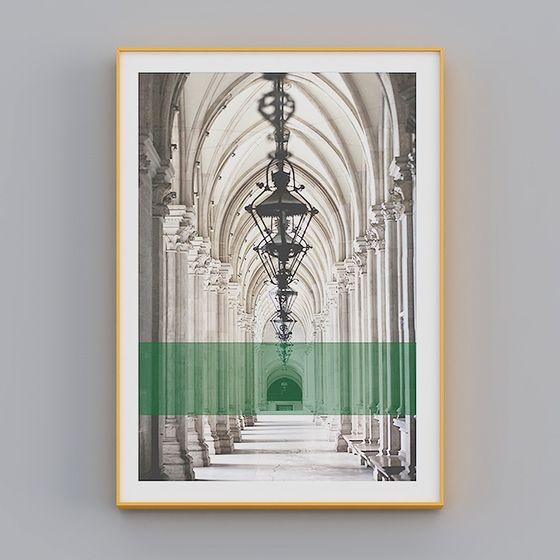 Low-Poly Gothic Architecture 3D Model