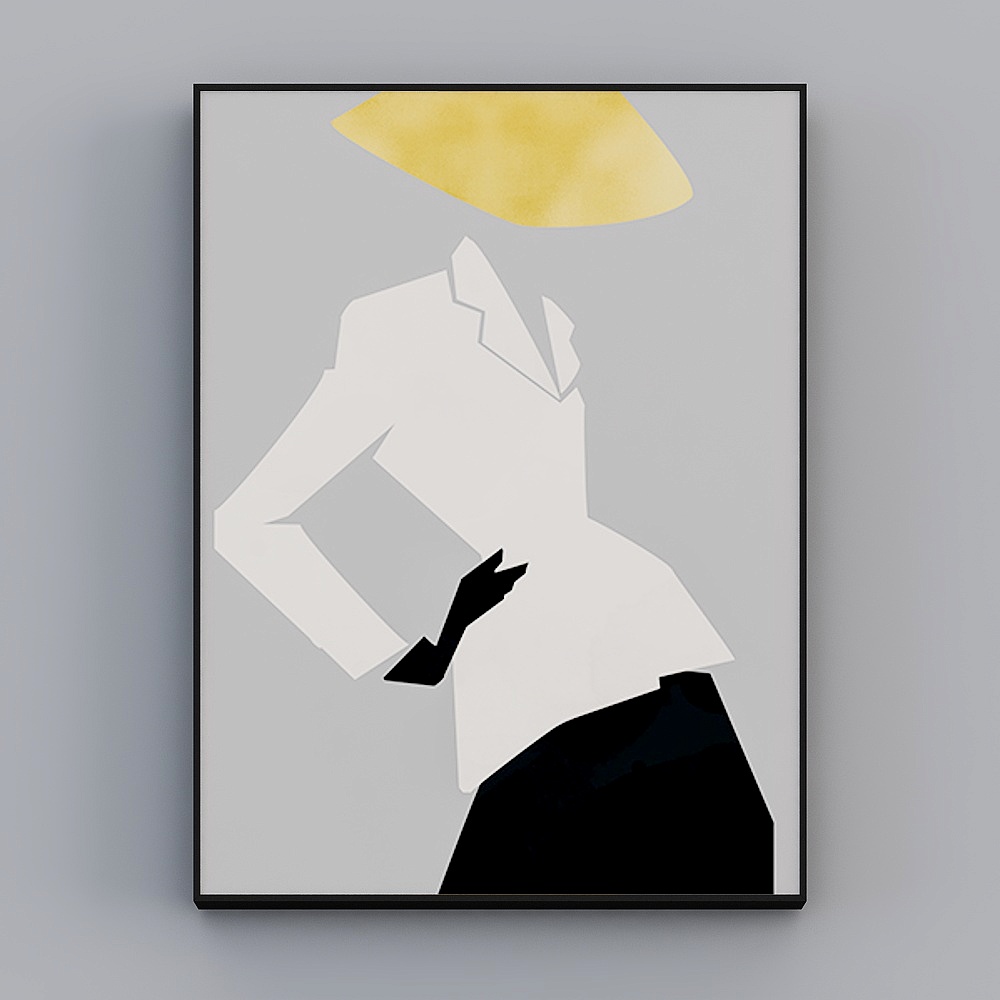 Roshan - Modern Wind - Modern Fashion Decoration Painting in the Living Room Bedroom - A Peace of Mind