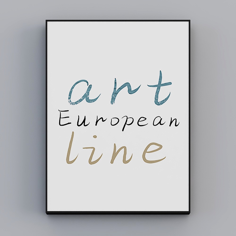 Roshan - Modern Wind - Modern Fashion Decoration Painting in the Living Room Bedroom - A Peace of Mind