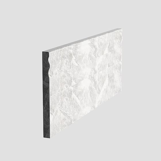 Gray Skirting Line 3D Model