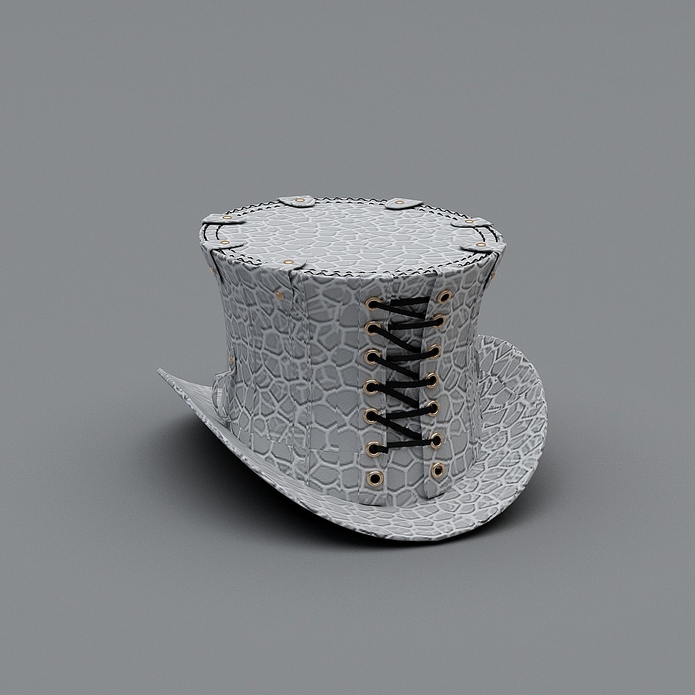 Steampunk Top Hat 3D model
