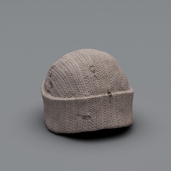 Cozy Knit Beanie 3D model