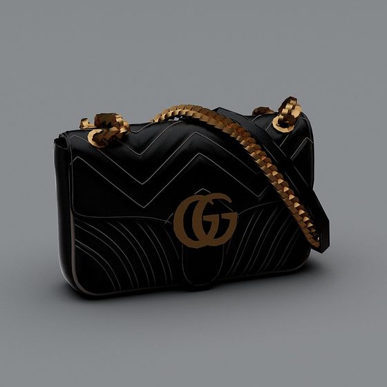 Borsa a incrocio obliquo con catena da donna