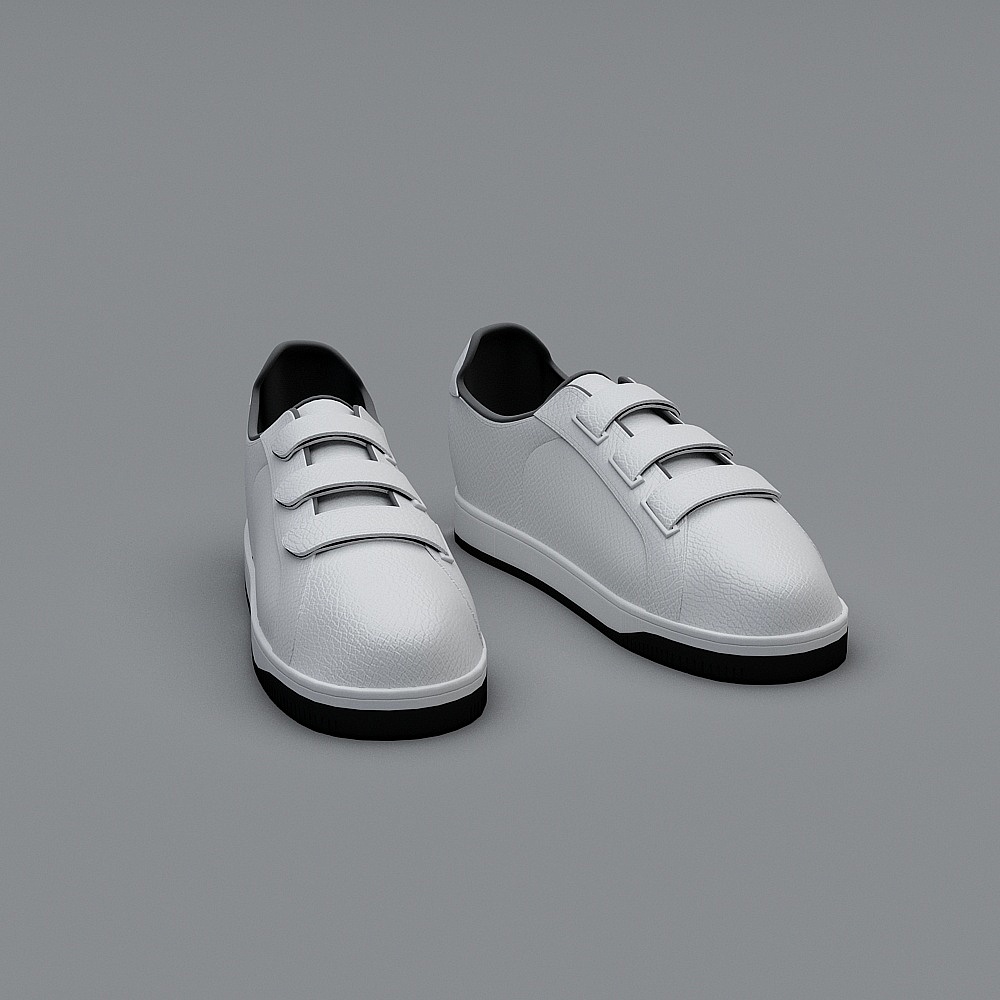 Modern shoes - white board shoes