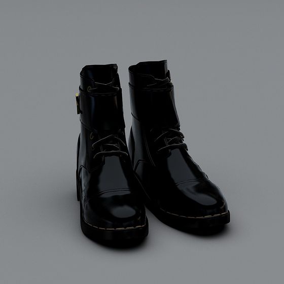 Chaussures Modernes - Bottes Noires à Petit Talon