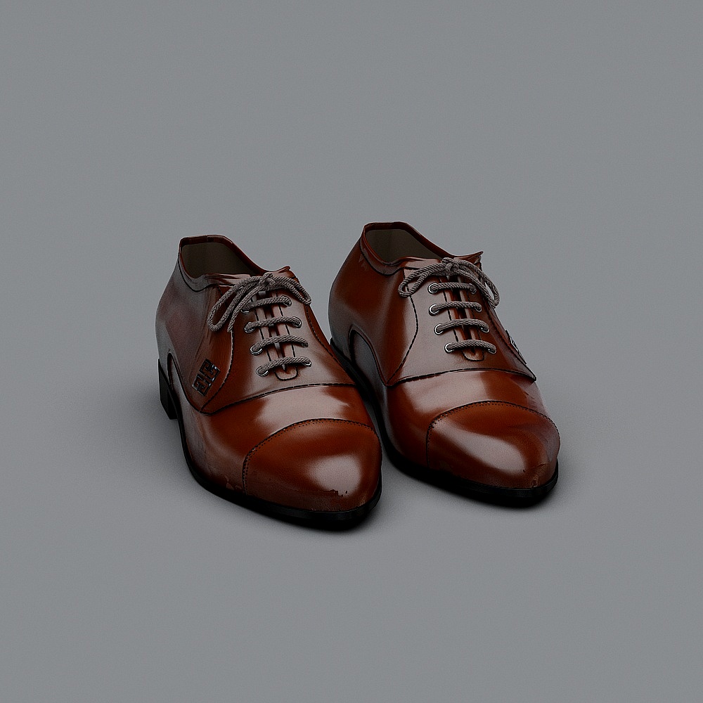 Modern leather shoes - Men's shoes-4