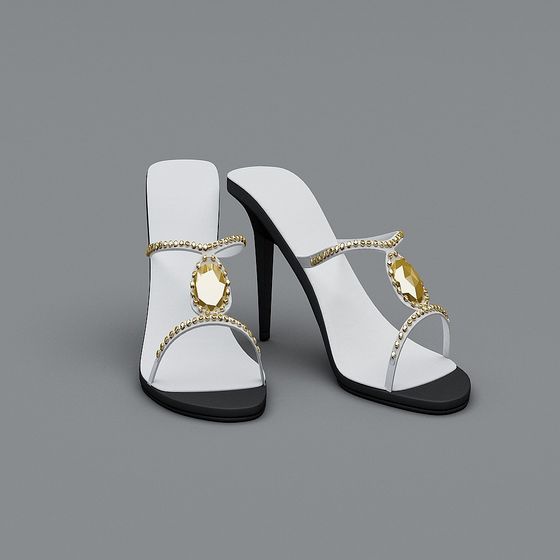 モダンな靴 - ハイヒールの女性のサンダル