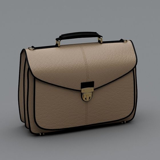 Elegant Briefcase 3D model for Modern Design