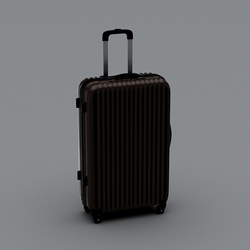 Valigia Moderna - Scatola a Leva di Cartone Nera