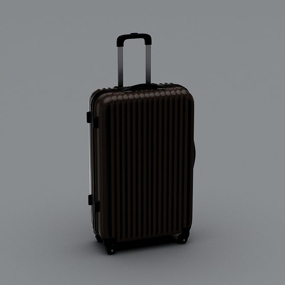 Valigia Moderna - Scatola a Leva di Cartone Nera