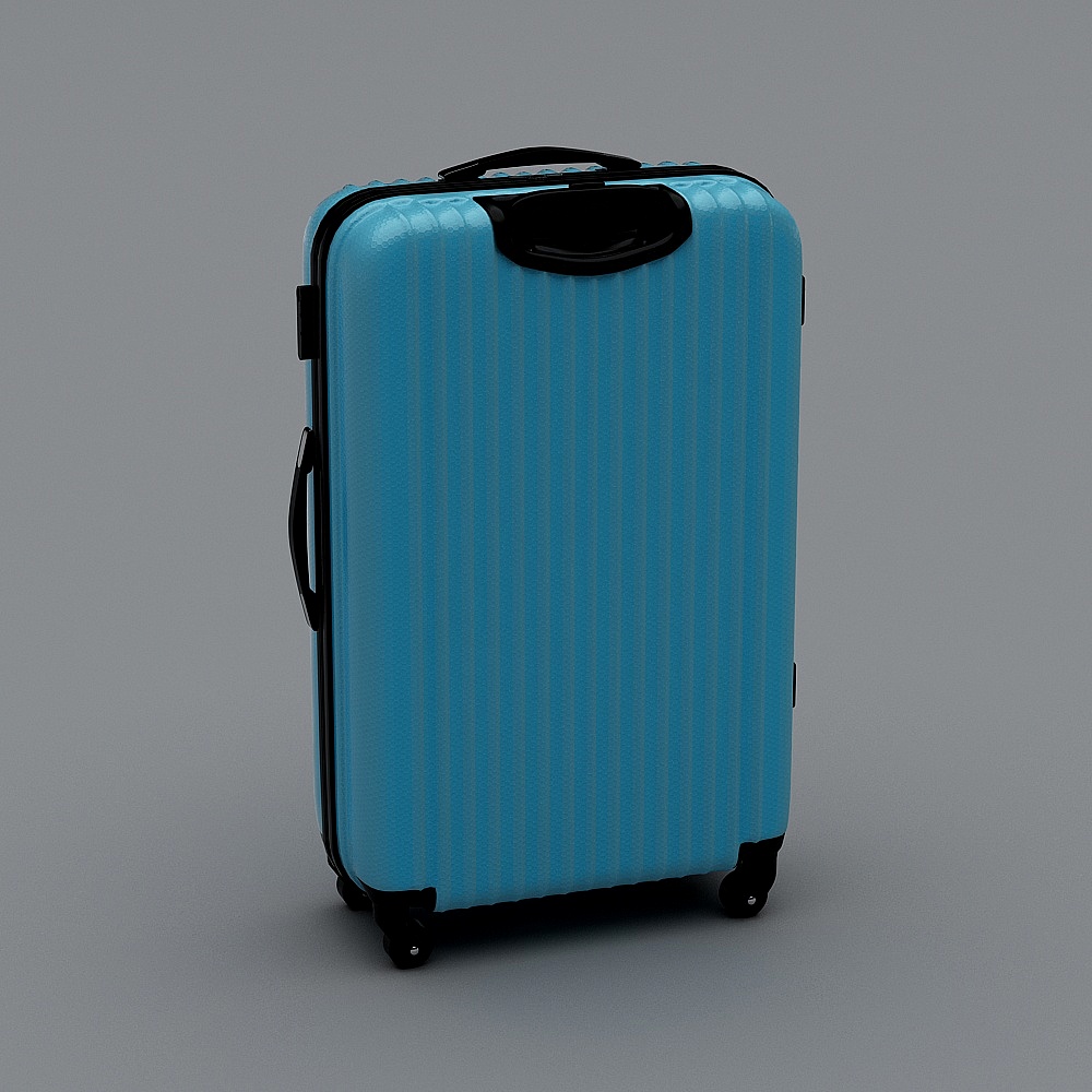 現代のスーツケース - 青い漫画レバー ボックス