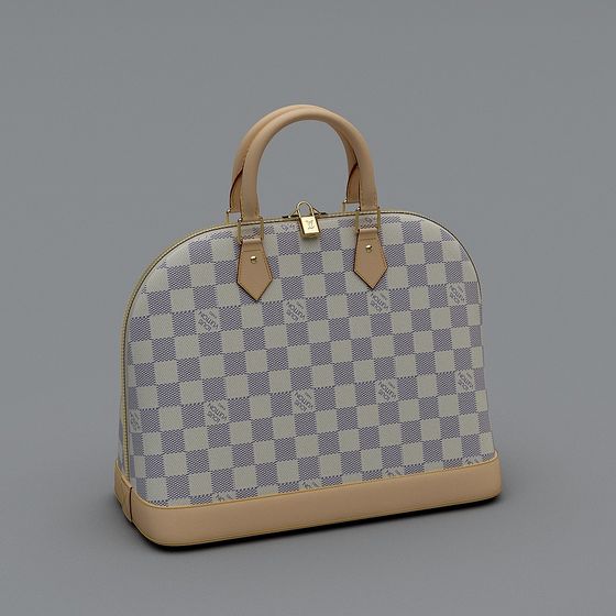 Elegant Low-Poly Handbag 3D model